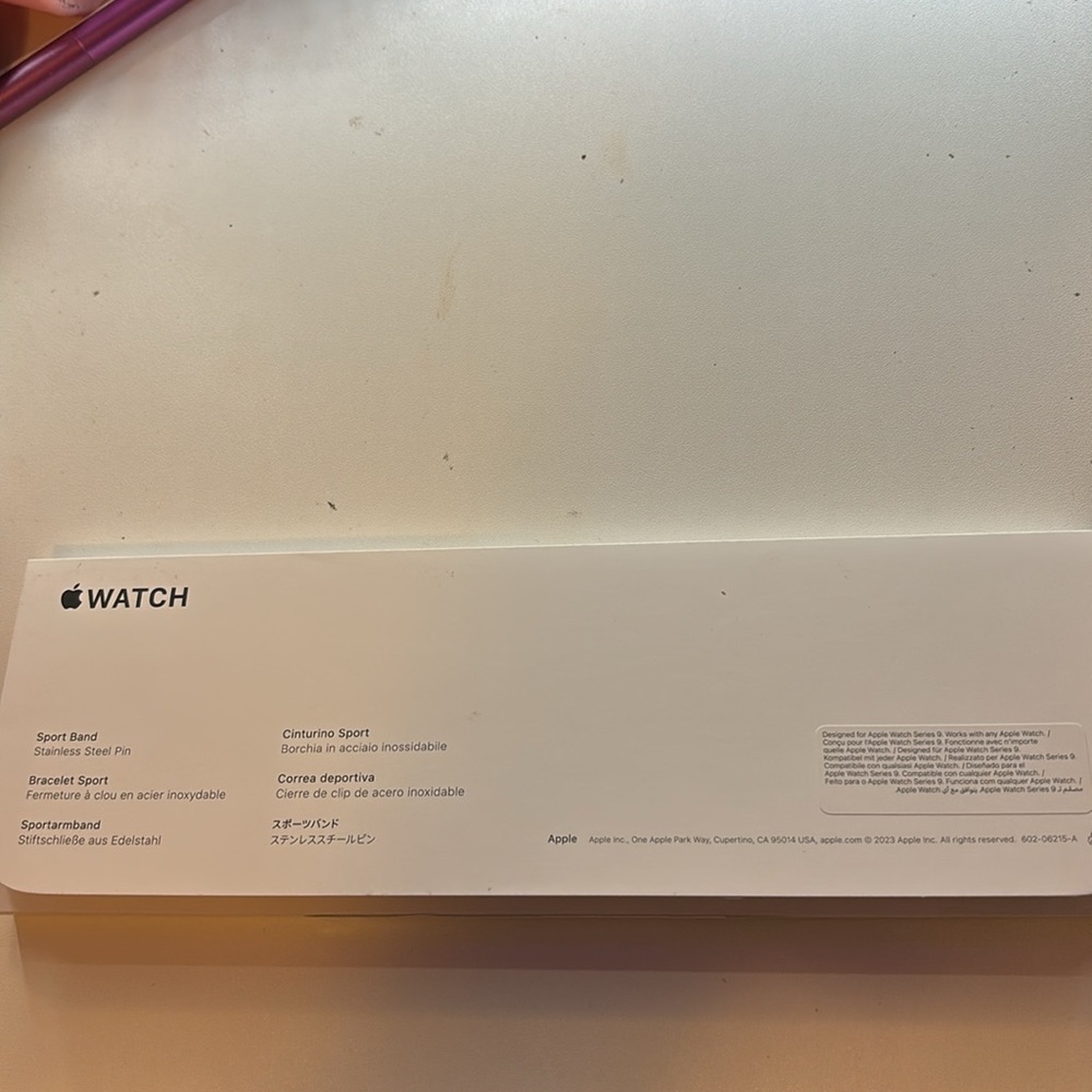 Apple Watch Sport Band/color (Starlight) 41mm (s/m